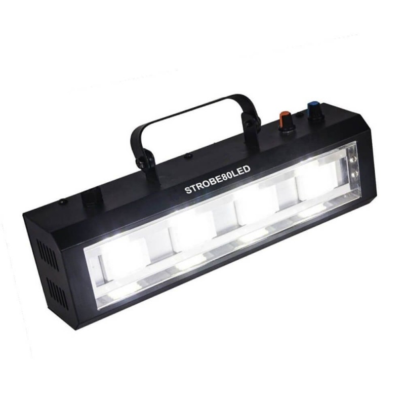 Strobe  Flash LED 80W Blanc