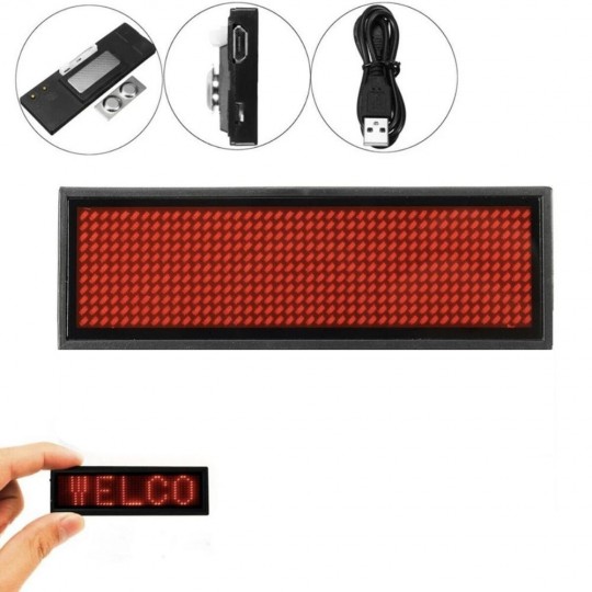 Micro afficheur LED - DC 3.6V  Rouge