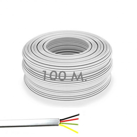 Câble RGB  - 4 brins - 100m (Ruban  RGB)