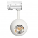 LED Tracklight 10W FENIX - White - 3-PHASE rails - CRI+93