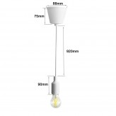 Pendant Lamp for E27 TURIN