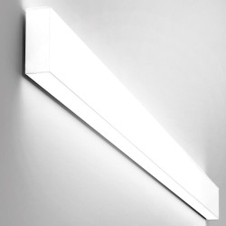 Aplique Linear LED - WASHINGTON BRANCO - 0,5m - 1m - 1,5m - 2m - IP54