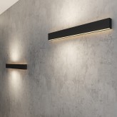 Wall Light Linear LED- WASHINGTON BLACK - 0.5m - 1m - 1.5m - 2m - IP54