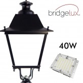 LED Straßenleuchte Aluminium - TUROL - Bridgelux