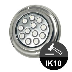 Foco Led Submersíveis - 36W - DC12V -  IP68 - Aço inoxidável