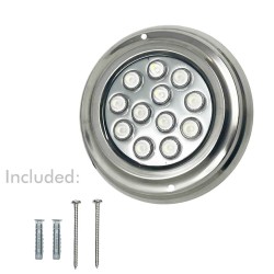 Foco Led Submersíveis - 36W - DC12V -  IP68 - Aço inoxidável