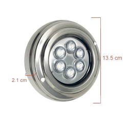 LED-Lamp Underwater - 18W - DC12V - IP68 - Stainless steel