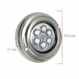 Foco Led Submersíveis - 18W - DC12V -  IP68 - Aço inoxidável