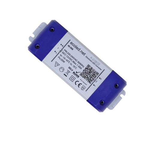 Netzteil  PROFESSIONELLE 12V 20W - ECOLED - IP20 - TÜV