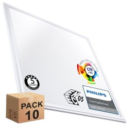 PACK 10 LED Panel 60x60  44W - Philips Certa Driver