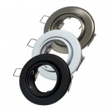 Einstellbarer Runde Kreisring für dichroitische LED GU10 MR16 Lampen - Ø84mm - Aluminium