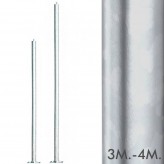 Columna URBAN Galvanizada -  3 metros  - 4 metros