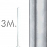 Coluna URBAN Galvanizado - 3 metros - 4 metros