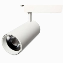 Foco LED 30W VAASA Blanco Carril Monofásico CRI +90 CCT