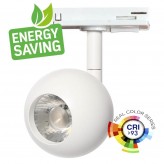 Foco LED 10W FENIX Branco - Calha Monofásico CRI+93