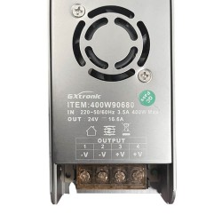 Fonte de alimentação 24V 400W 16.6A - Alumínio IP20