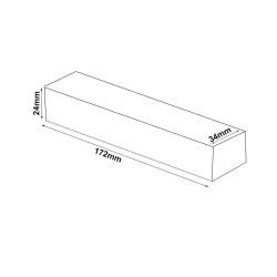 Fuente Alimentación 24V 60W 2.5A - Aluminio IP20