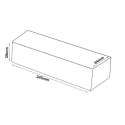 Fonte de alimentação 24V 400W 16.6A - Alumínio IP20