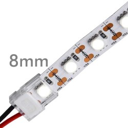 Connector for COB + SMD LED strips - 8mm - IP20