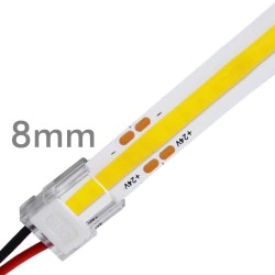 Conector  para tiras LED COB + SMD - 8mm - IP20