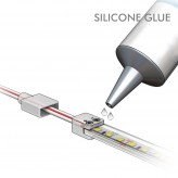 KIT Colle Silicone pour Rubans LED  + Connecteur + Cache + Embout - IP65