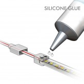 KIT Silikonkleber für LED-Streifen + Stecker + Abdeckung + Endkappe - IP65