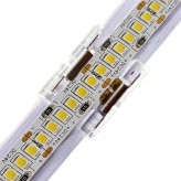 Transparenter Verbindungsstecker für LED-Streifen - COB + SMD - 10 mm - IP20
