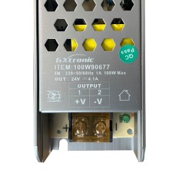 Fonte de alimentação 24V 100W 4.16A - Alumínio IP20