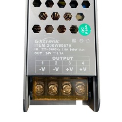 Fuente Alimentación 24V 200W 8.33A - Aluminio IP20