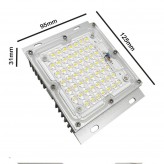 Módulo Óptico LED 40W Bridgelux para Farola + Chapa acero