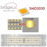 Module LED 50W MAGNUM Bridgelux 136ºx78º + Plaque en acier