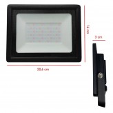 50W LED Outdoor Floodlight Black  ACTION IP65- RGB