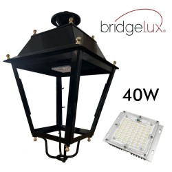 Farol LED Villa Aço 40W-50W - Aço