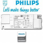 Foco LED 40W MADRID Preto PHILIPS Driver Calha Monofásico CRI+98