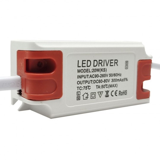 Driver para LED de 18W-20W  300mA