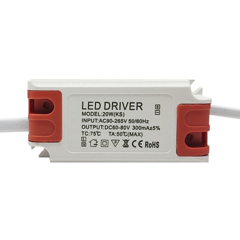 Driver for LED luminaires 18-20W  300mA
