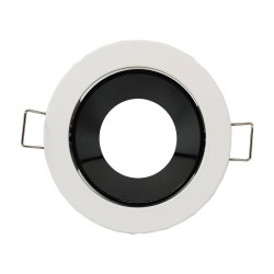 Aro Redondo Orientable para dicroica LED GU10 MR16 - Ø85mm - Aluminio