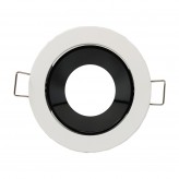 Anneau d'encastrement réglable carré pour LED GU10 MR16 - Ø85mm - Aluminium