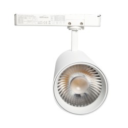 Foco LED 30W VAASA Branco Calha Monofásico CRI +85 CCT