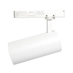 LED Tracklight  40W - 34W - FARUM - White Single Phase Track - Professional Color 98 - UGR13