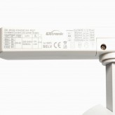 LED Tracklight  40W - 34W - FARUM - White Single Phase Track - Professional Color 98 - UGR13