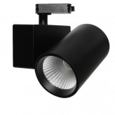 Foco LED 40W MADRID Preto PHILIPS Driver Calha Monofásico CRI+98