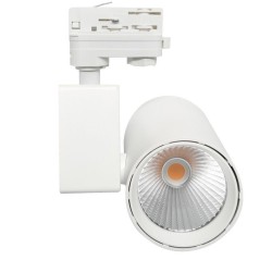 Foco LED 40W MADRID Branco PHILIPS Driver Calha THREE-PHASE CRI+98