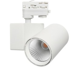 Foco LED 40W MADRID Branco PHILIPS Driver Calha THREE-PHASE CRI+98