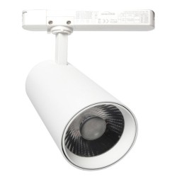 Foco LED 40W - 34W FARUM Blanco Carril Monofásico - Profesional Color CRI+92 - UGR13    