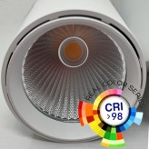 LED Strahler 40W MADRID  Weiß BRIDGELUX Chip 3-Phasen Schienensystem CRI+98