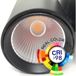 LED Tracklight 40W MADRID Black PHILIPS Driver single-phase rails - CRI+98