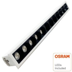 Encastrável  LED 15W  OSRAM chip 3030 24º UGR17 150lm/W