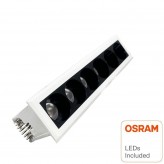 8W LED Downlight OSRAM chip 3030 24º UGR17 150lm/W