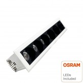 Downlight LED 8W  Carre OSRAM Chip 3030 - 24º -UGR17 150lm/W